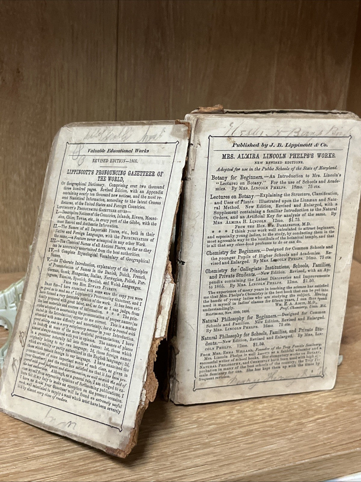 Comly’s Spelling & Reading Book with Notes For Parents &Teachers John Comly 1866