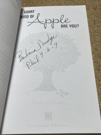 What Kind of Apple Are You? 1st Edition by Barbara Mudge SIGNED COPY