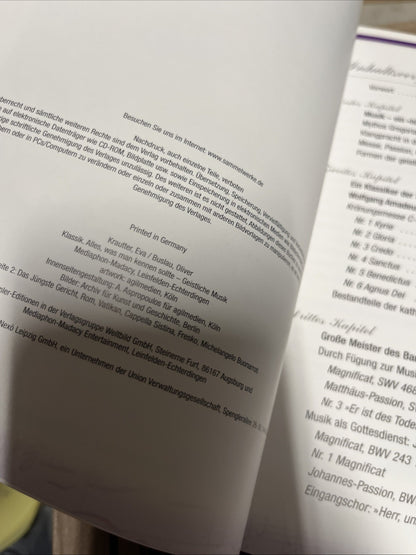 Klassik Alles, was man kennen sollte - Geistliche Musik Buch mit 2 CDs
