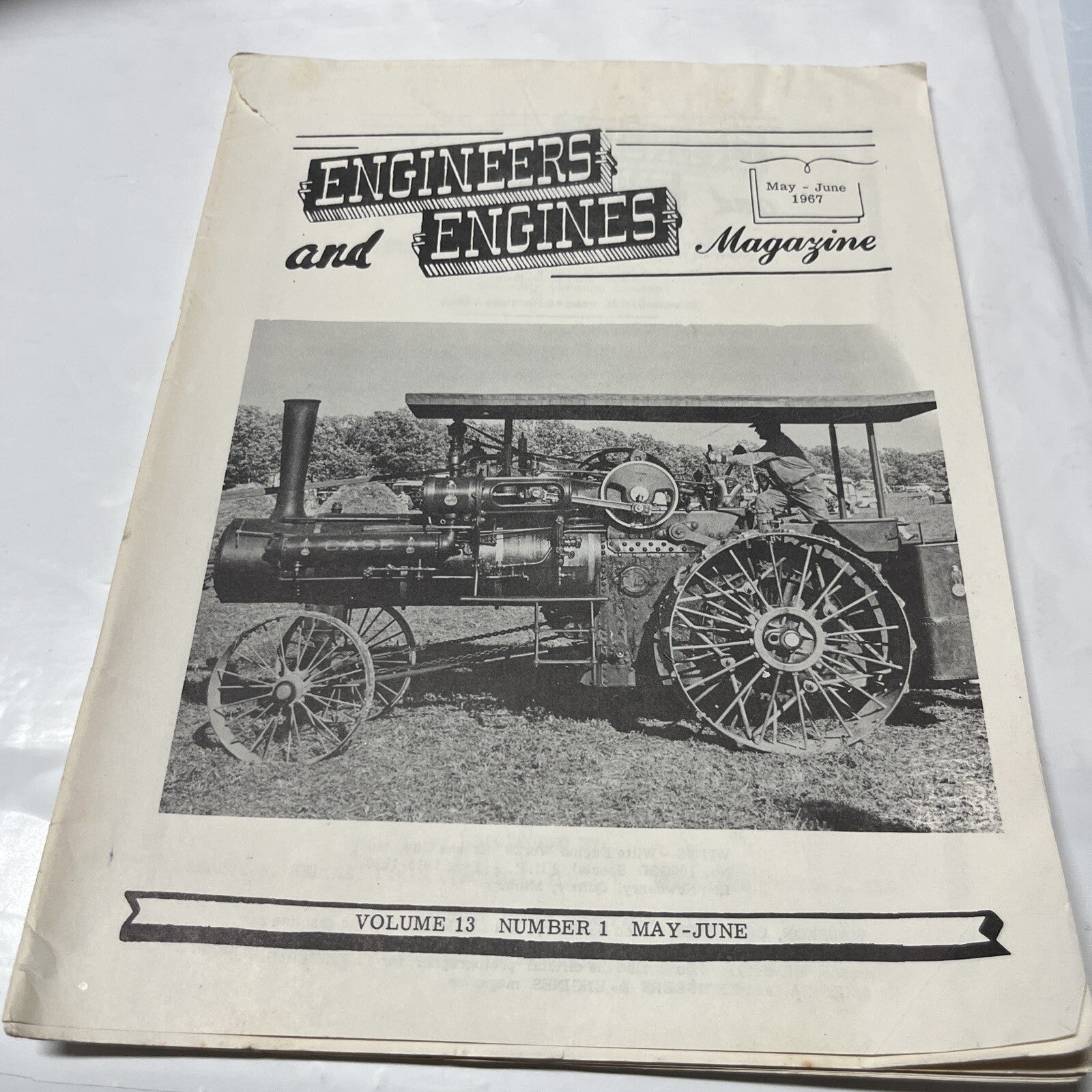 VT Engineers and Engines News Paper May -June 1967 Vol. 13 No 1 Acceptable Cond