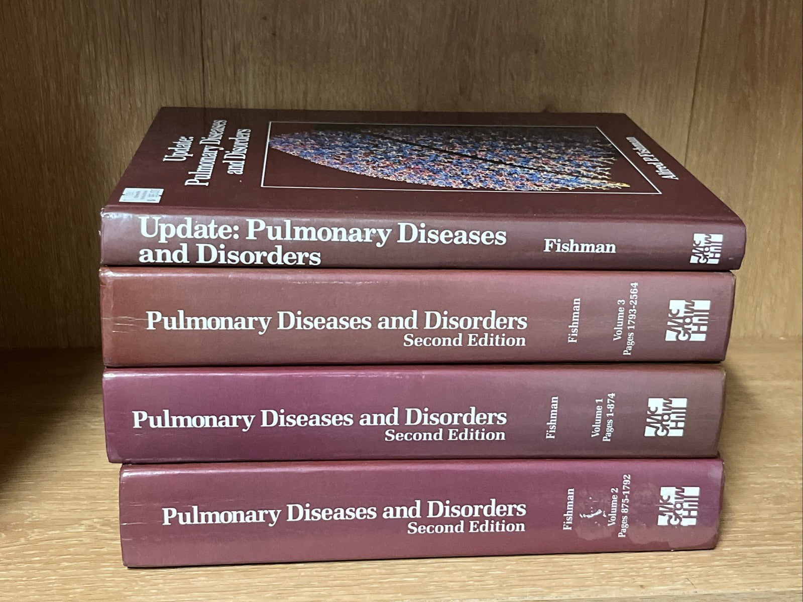 Pulmonary Diseases and Disorders, 2nd Ed, Alfred Fishman, 4 Volume Set,1988/1992