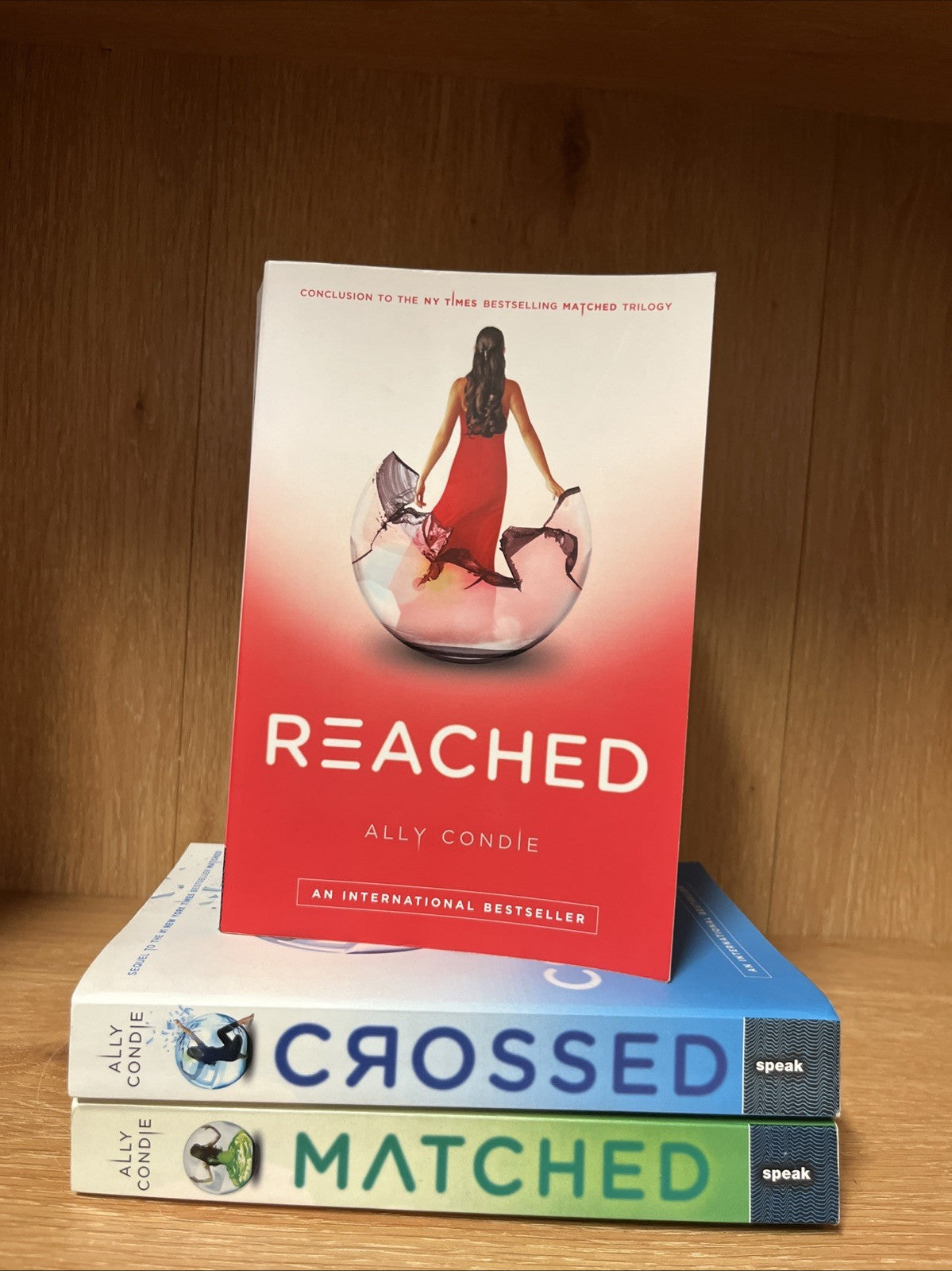 Ally Condie Series Book Lot 3 The Matched Trilogy /Reached/Crossed