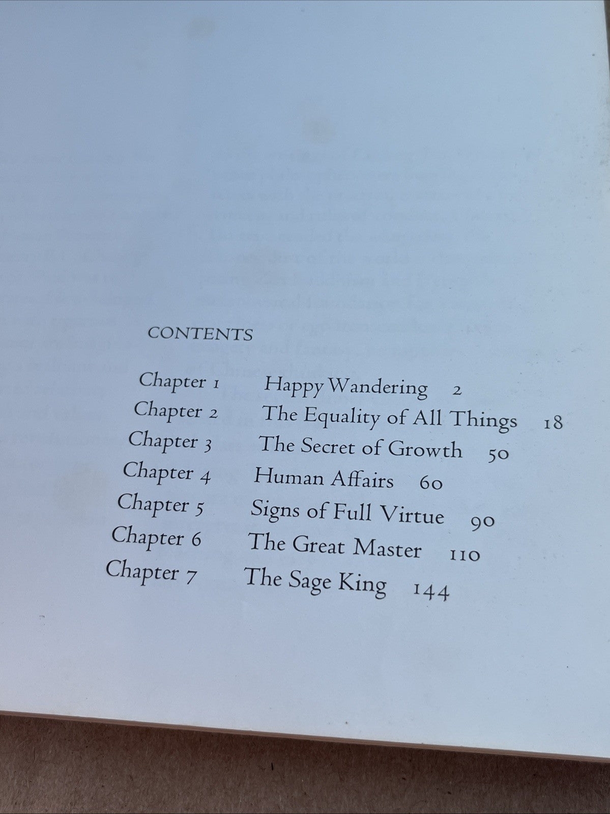chuang tzu : The Inner Chapters by Chuang-Tzu