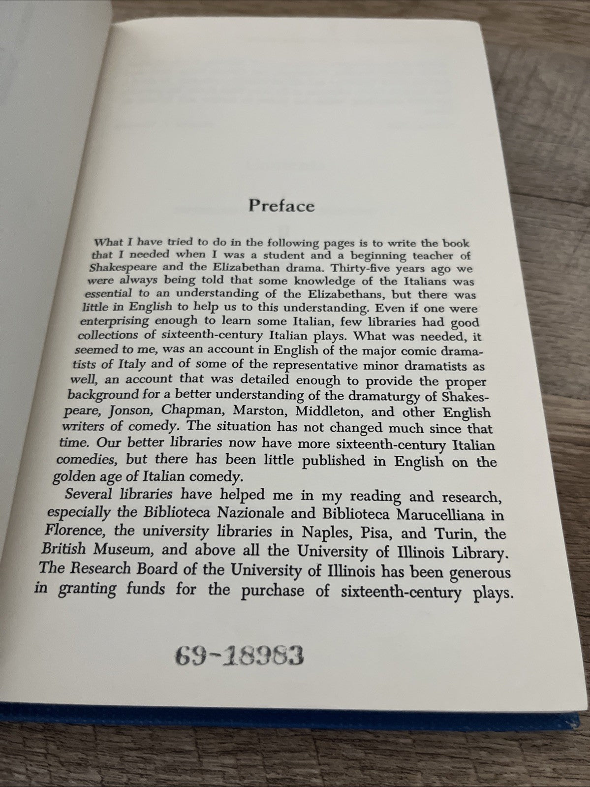 Italian Comedy in the Renaissance First Edition by Marvin T. Herrick 1960