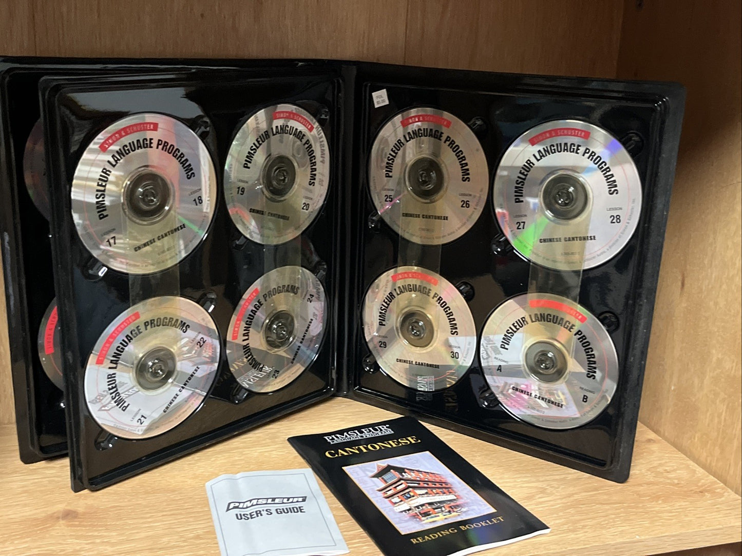 Pimsleur Chinese Cantonese Language  Program 15 Audio CDS & BOOK Missing Vol 3,4