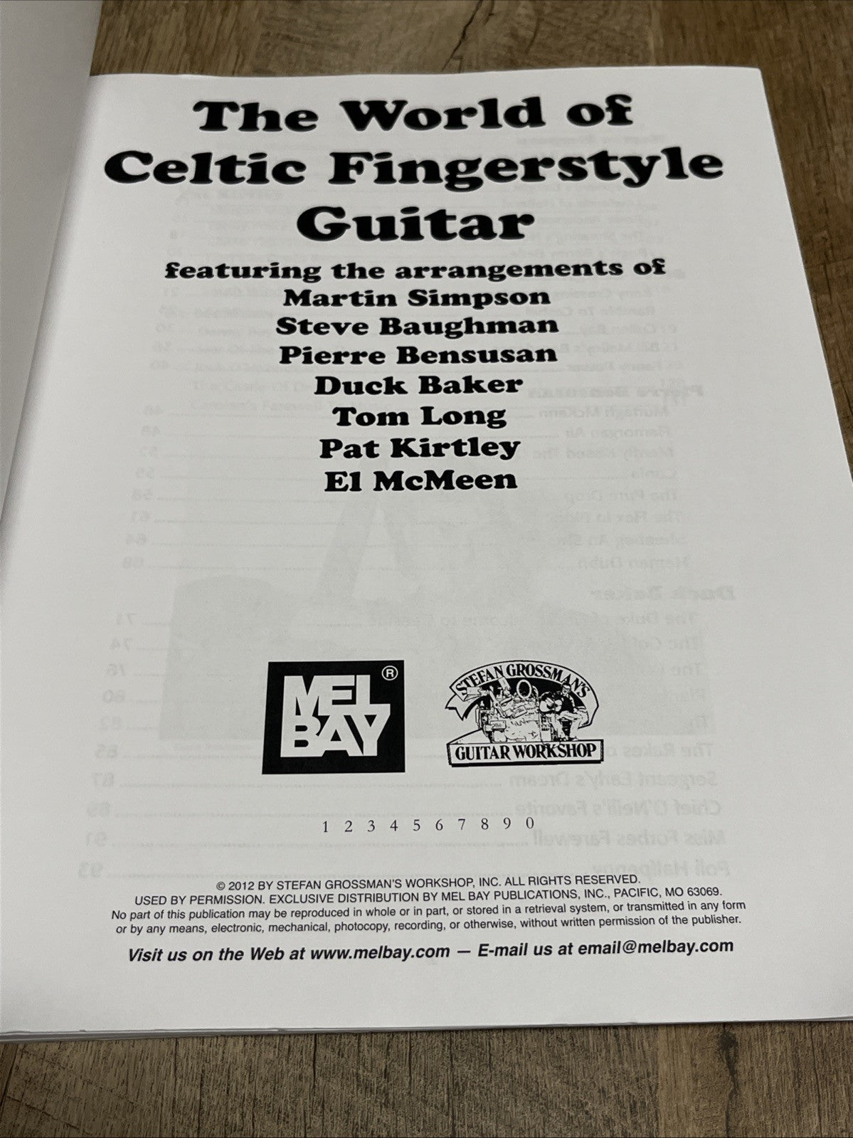 World of Celtic Fingerstyle Guitar Book & DVD Set by Stefan Grossman