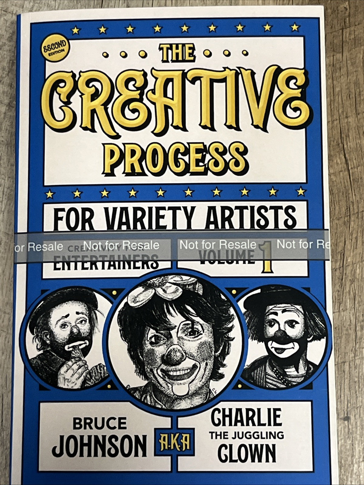 The Creative Process for Variety Artists Vol 1 SIGNED Bruce Charlie Johnson