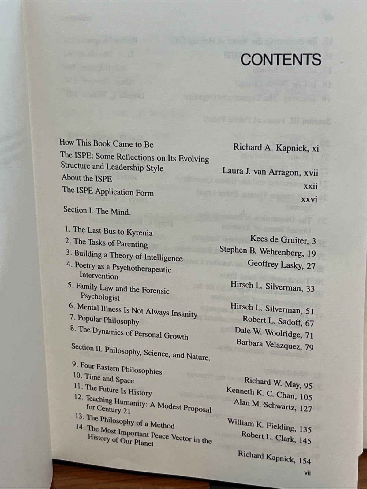 Thinking on the Edge: Essays by Members of the International Society..(1993)