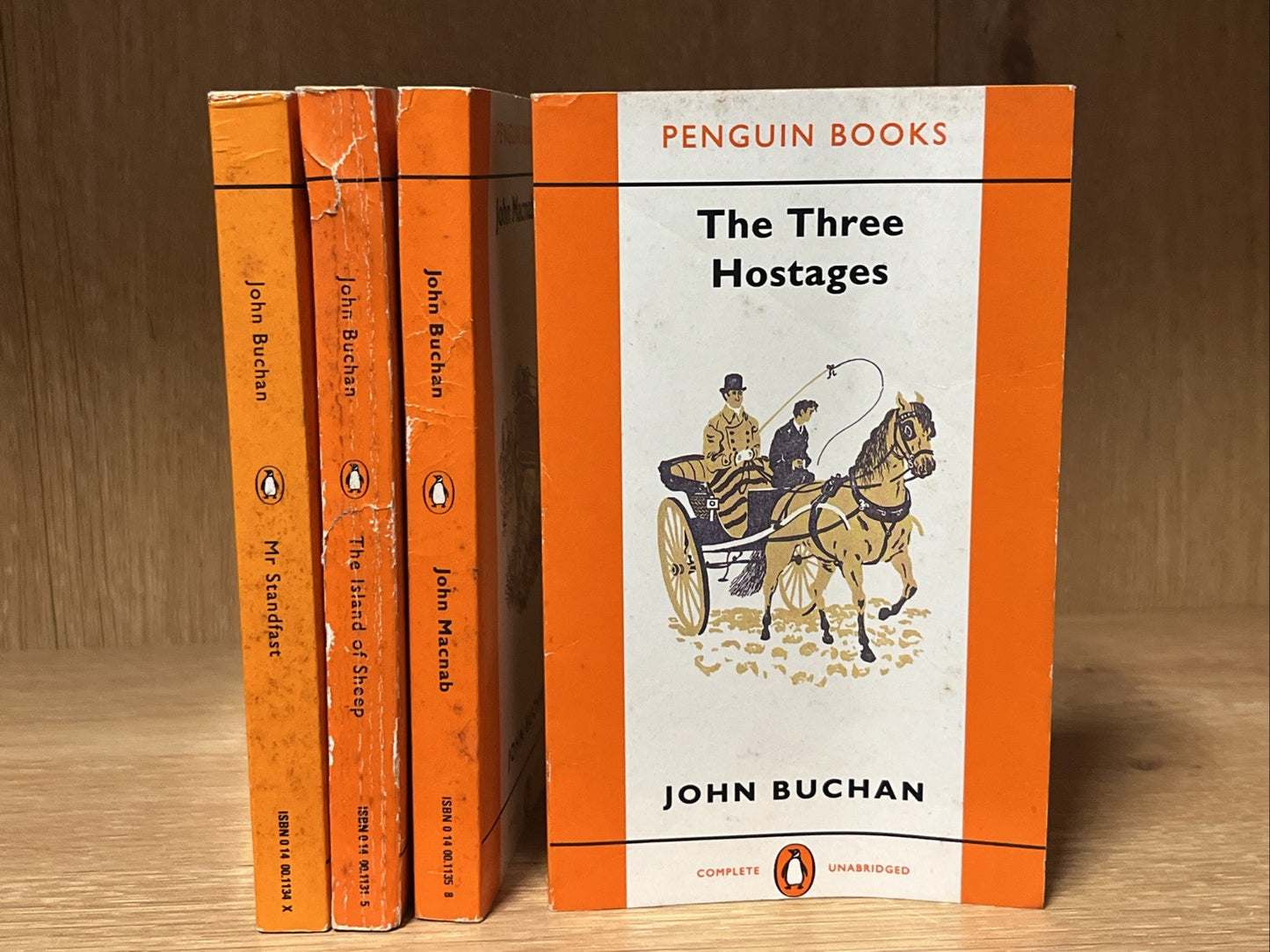 John Buchan, Lot of 4 Softcover Novels Unabridged