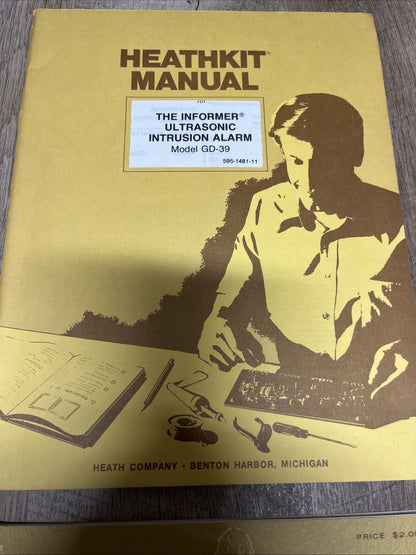 heathkit manual lot Assembly Manual & The Informer Ultrasonic Intrusion Alarm