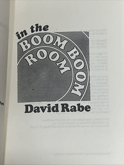 In The Boom Boom Room / A Play by David Rabe 1975 HC First Edition