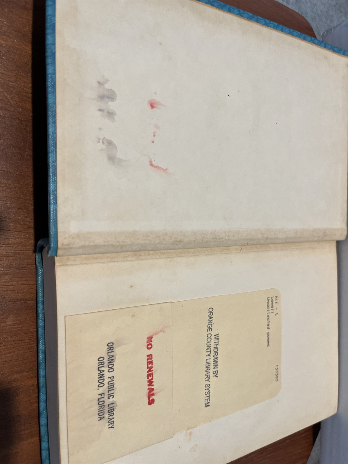Uncollected Poems of James Russell Lowell by James Russell Lowell (1950) Ex Lib