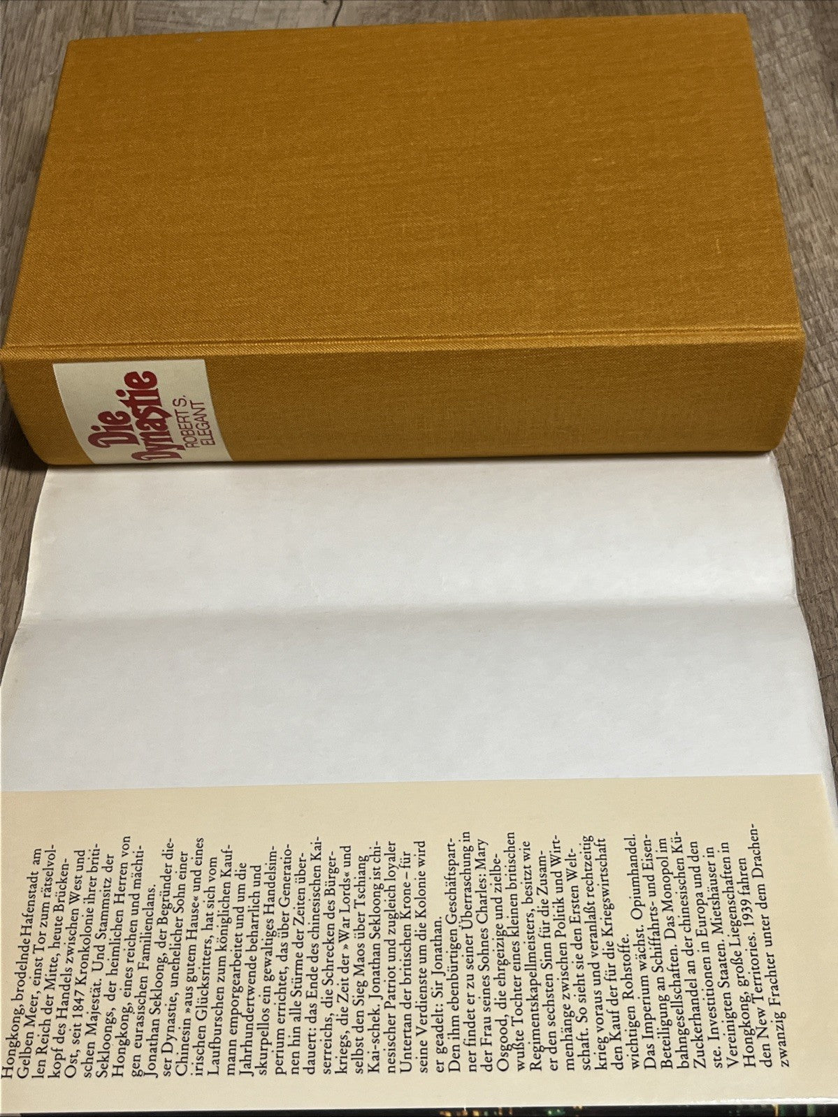 Die Dynastie Roman Robert S Elegant 1979 GERMAN language