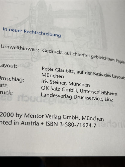 English Die Zeiten — Bildung Und Verwendung  7./8. Klasse Ubungsbuch Mentor