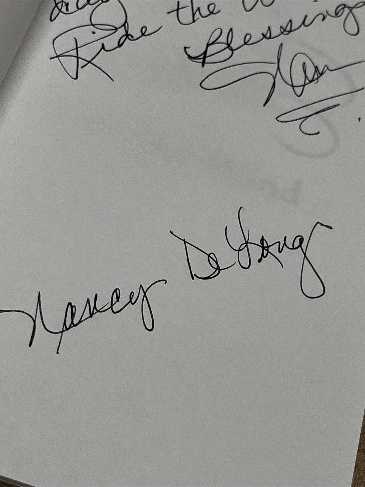 Ride The Wind 1ST EDITION Nancy Delong ADDICTION RECOVERY SIGNED