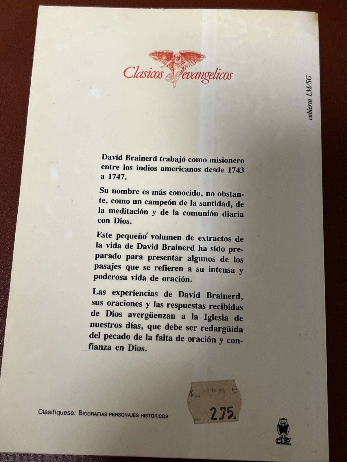 El Testimonio Personal De David Brainerd Compilado Por Walter Serse