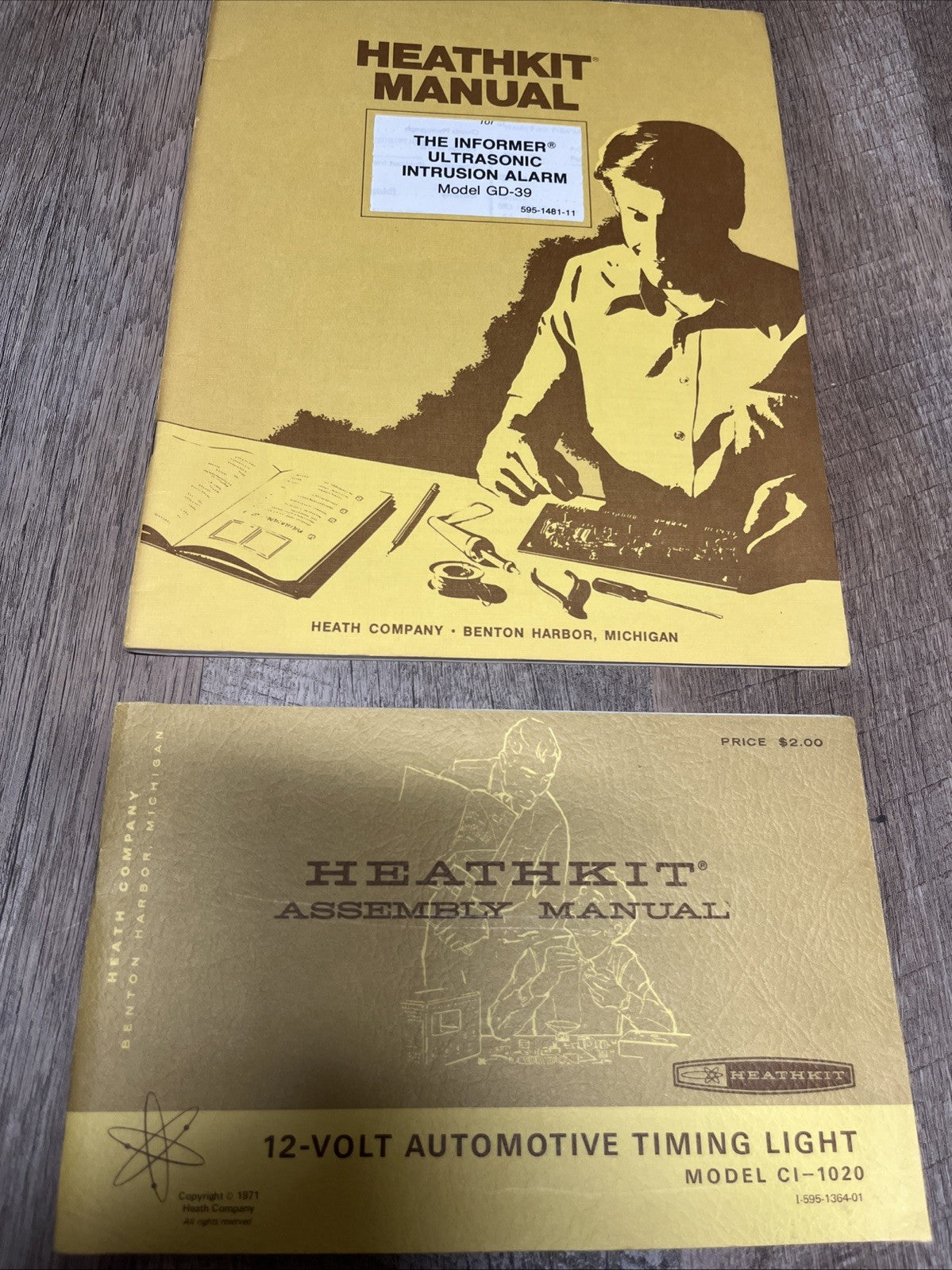 heathkit manual lot Assembly Manual & The Informer Ultrasonic Intrusion Alarm