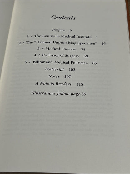 David Wendel Yandell : Physician of Old Louisville 1st Ed  Nancy Disher Baird