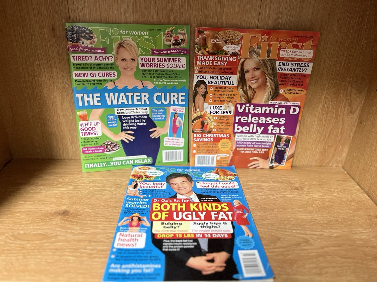 First For Women Magazine Lot of 3 2010/2014