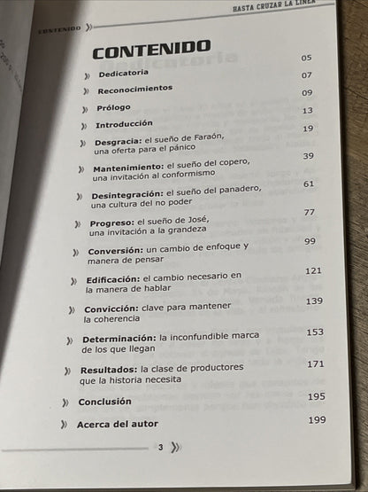 Hasta cruzar la linea Omar Herrera (Spanish Edition)
