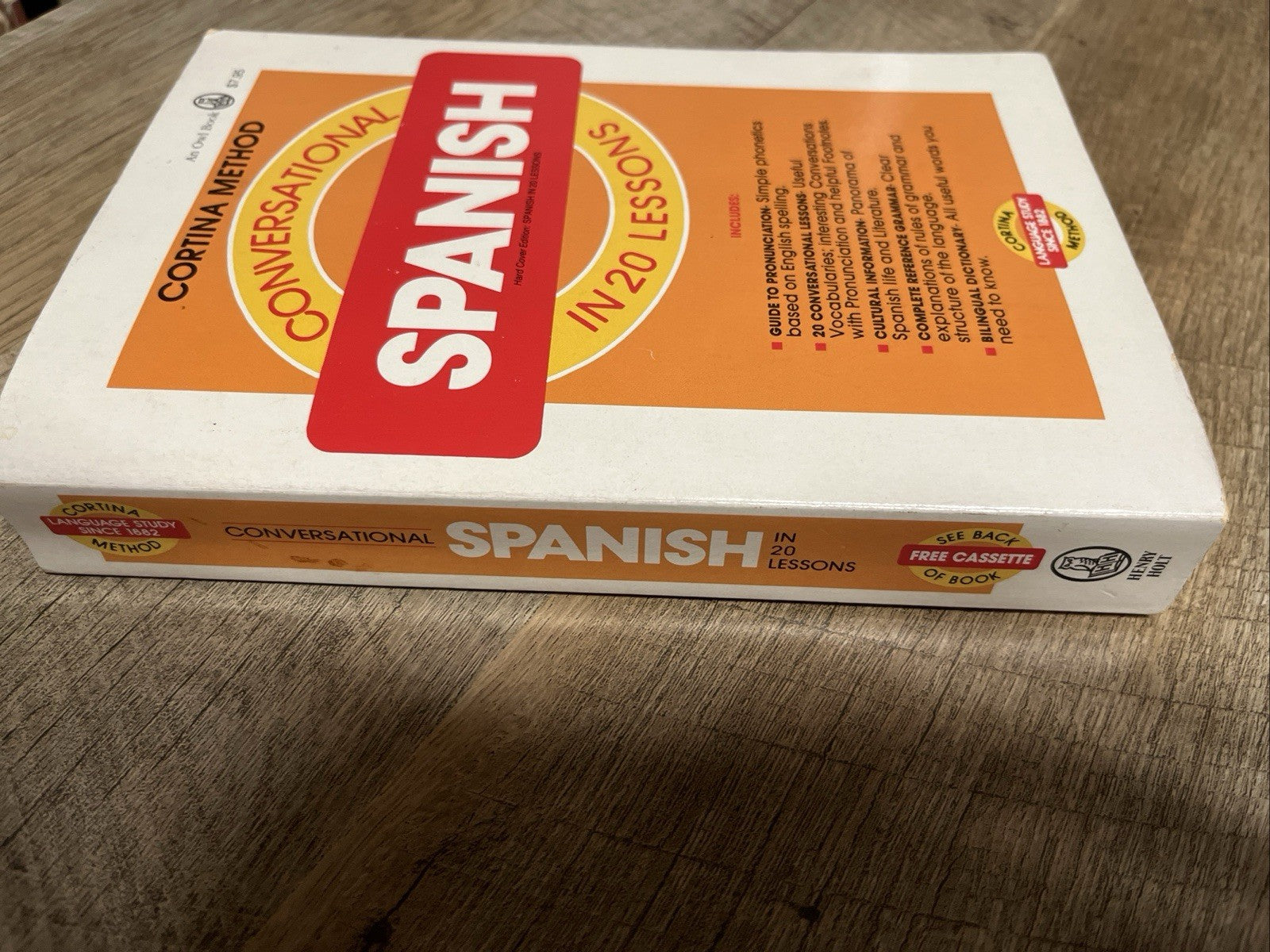 CONVERSATIONAL SPANISH IN 20 LESSONS (CORTINA METHOD) By Diez R. De La Cortina