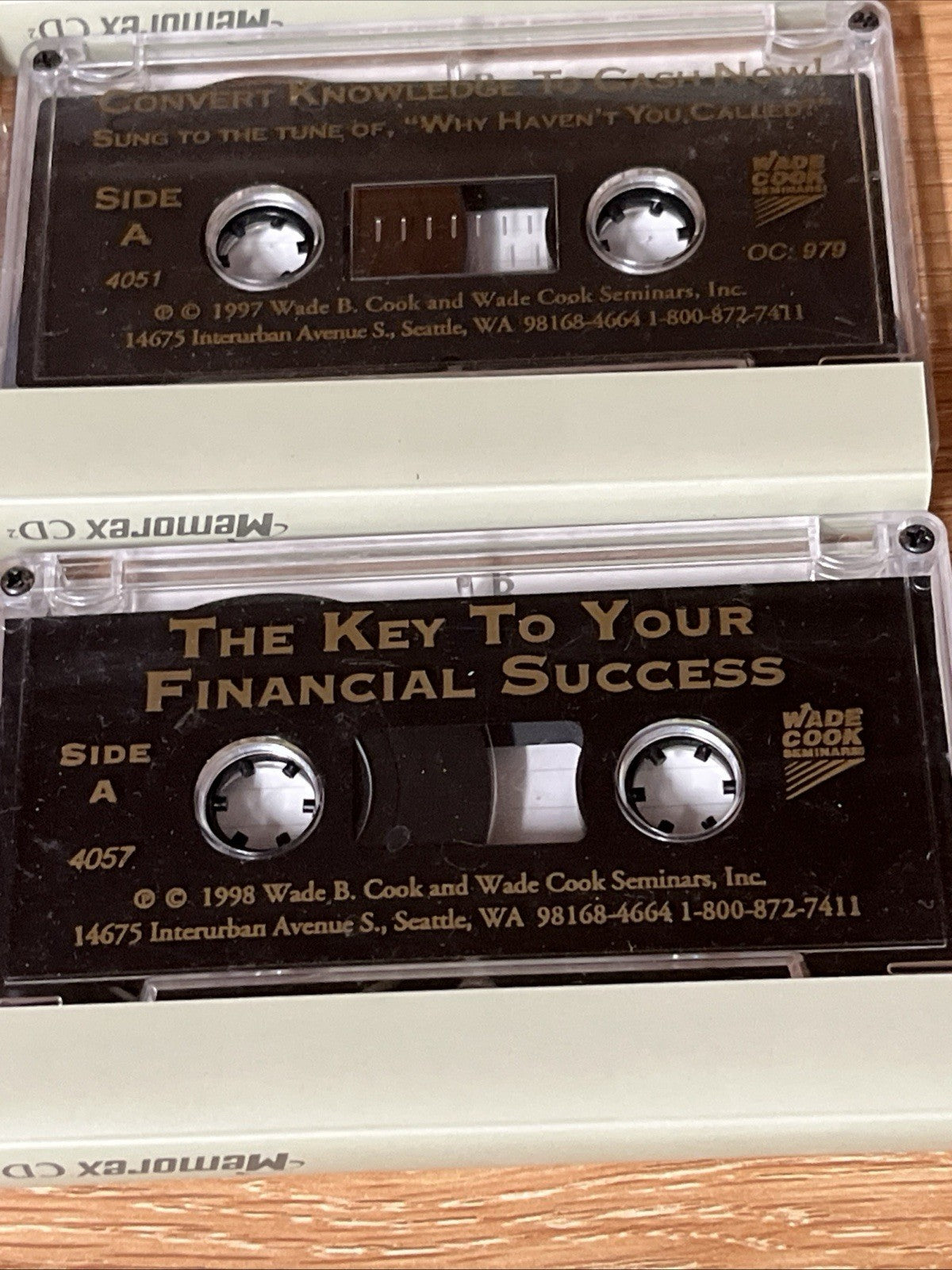 Lot of 13 Cassette Tape Cash Flow Formulas, Make Money,Financial Income Formula