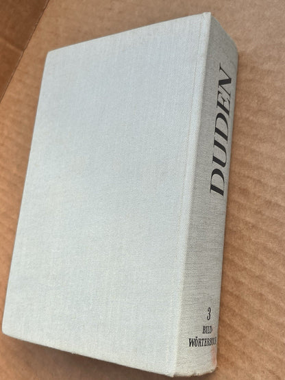 Der Grobe Duden Blidworterbuch Hardcover  Vintage German Book 1958