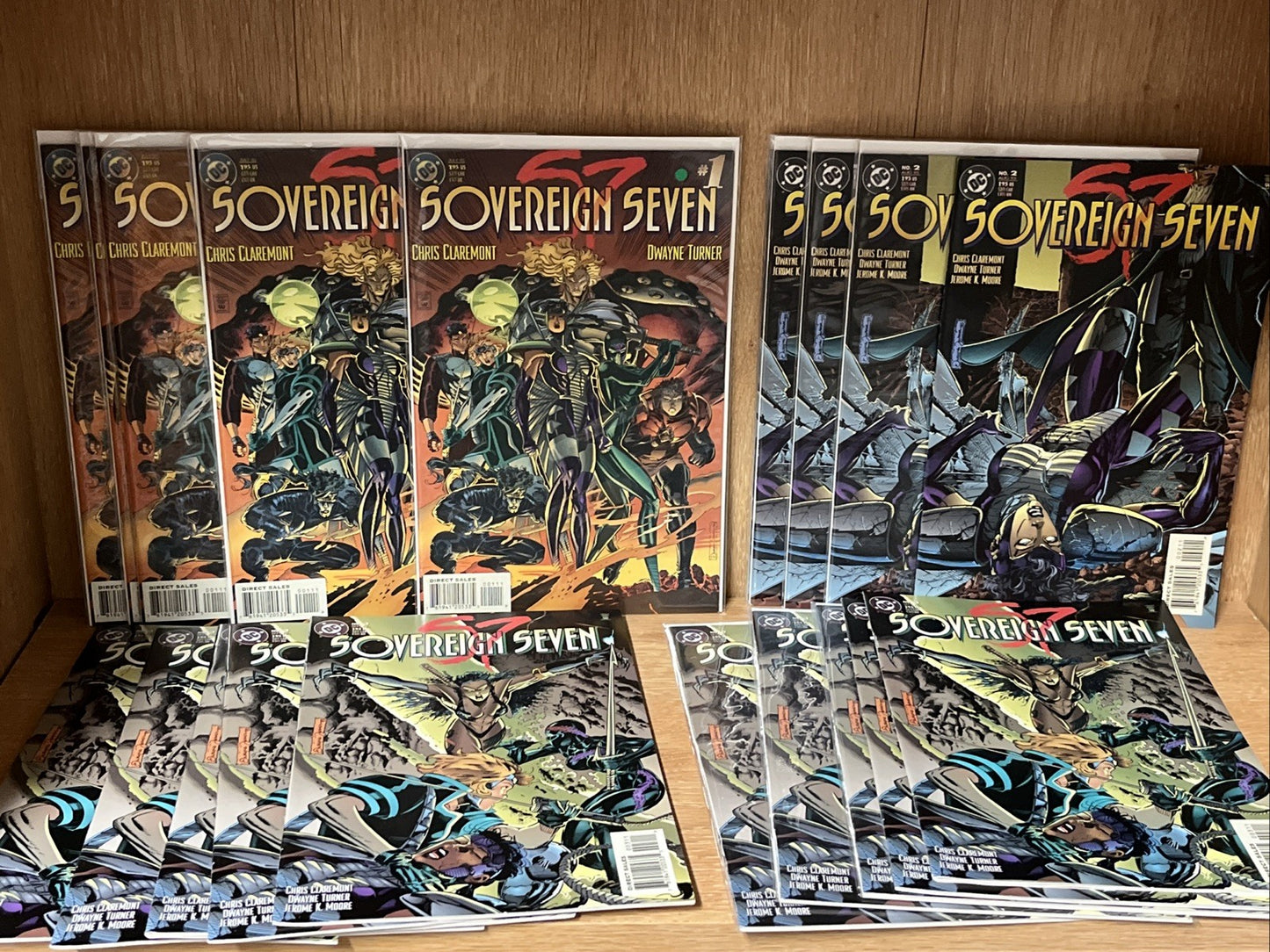 Sovereign Seven Lot of 20  #1 #2 #3 #4  (1995) DC Comics Book 5pc Each Number