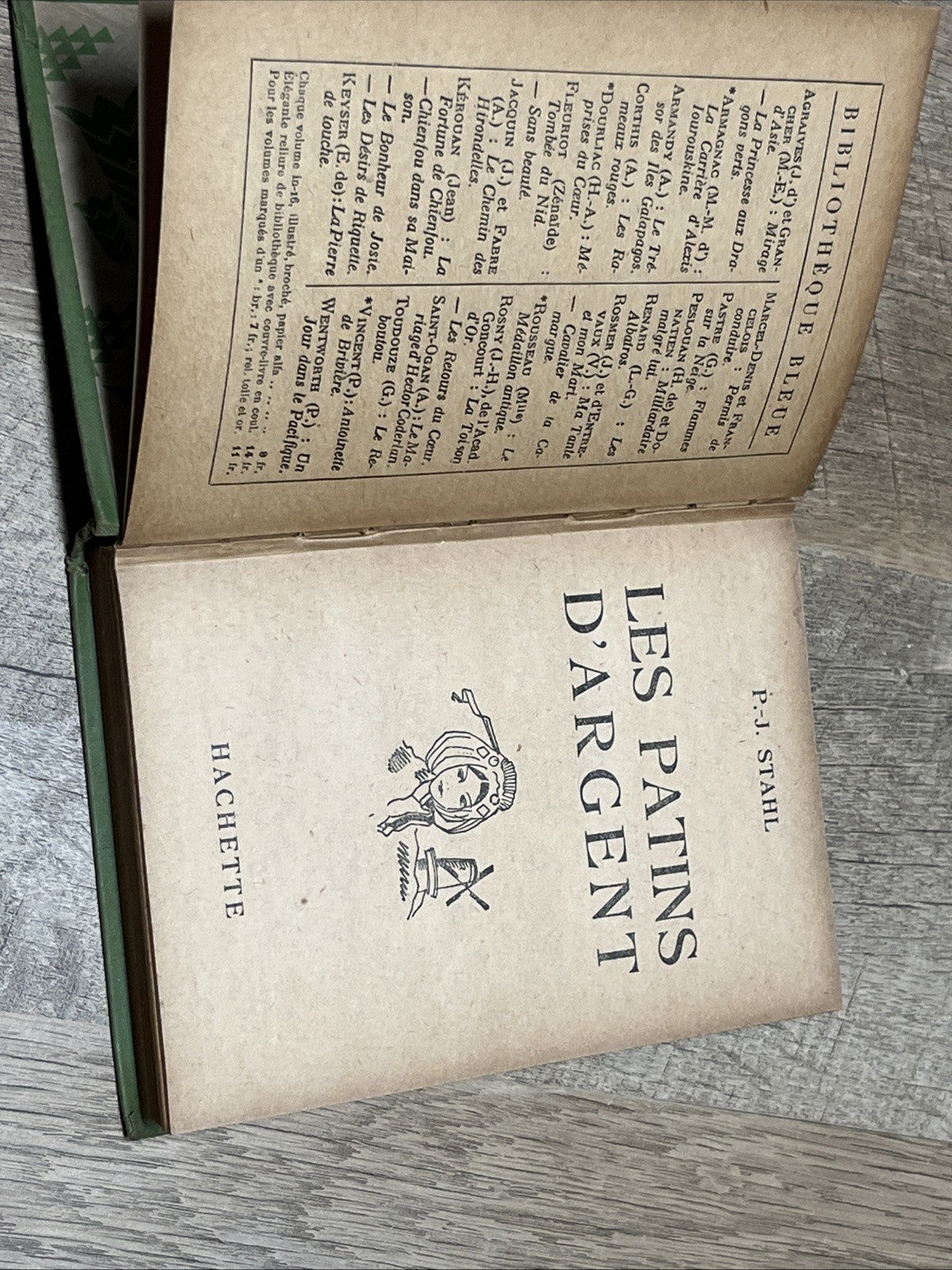 Les Patins D'argent, First Edition by  P. J. Stahl 1931 Vintage Book