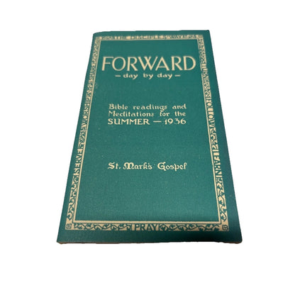 Forward -day by day SUMMER 1936