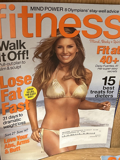 8 PC Fitness Magazine  WALK IT OFF Bikini Abs Flat , Bell Bulge Weight loss