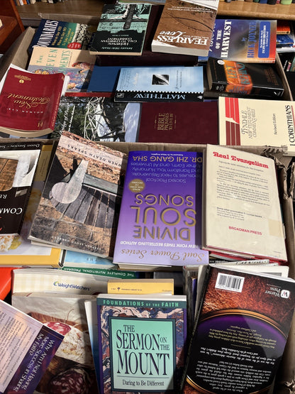 Lot of 10 Pounds LB Christian Prayer Bible Jesus Theology Story Book RANDOM*MIX