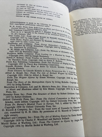 The Opera Companion: A Guild For The Casual Operagoer By Martin George . Classic