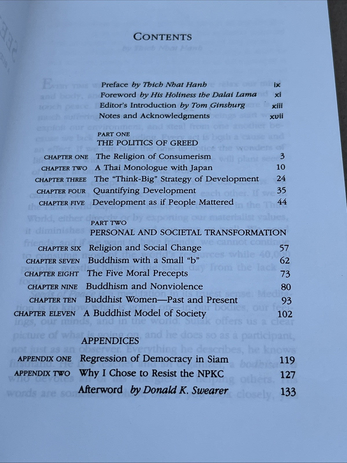 SEEDS OF PEACE: A BUDDHIST VISION FOR RENEWING SOCIETY By Sulak Sivaraksa
