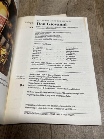 Don Giovanni - W.A.Mozart - Estates Theatre Prague