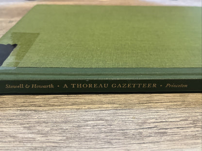 ROBERT F STOWELL / A Thoreau gazetteer Edited by William L Howarth 1st ed 1970