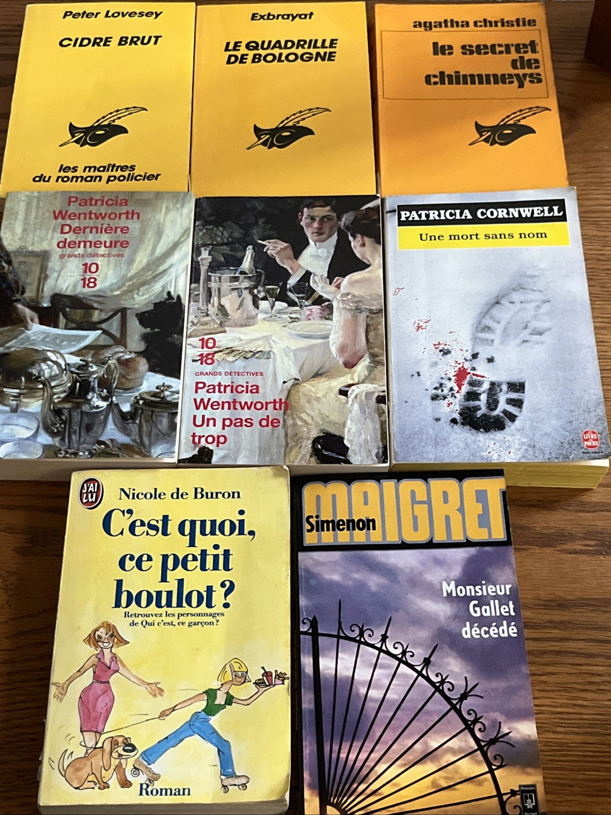French Books Lot of 8
