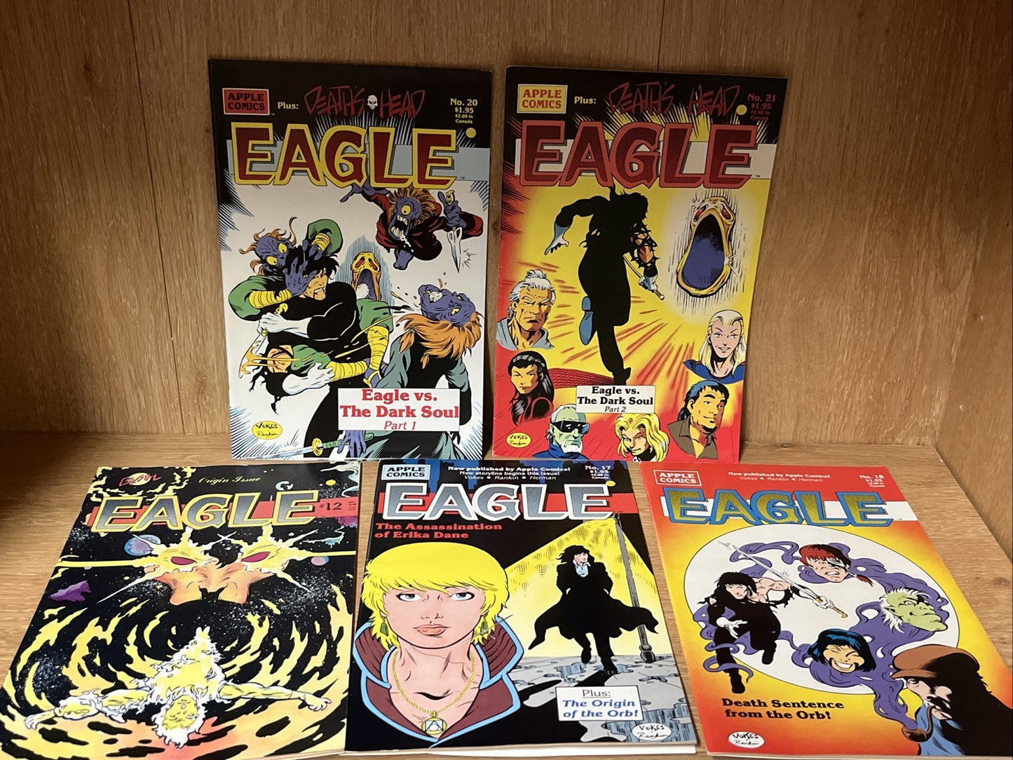 Apple Comics #12  #17 #18 # 20 # 21