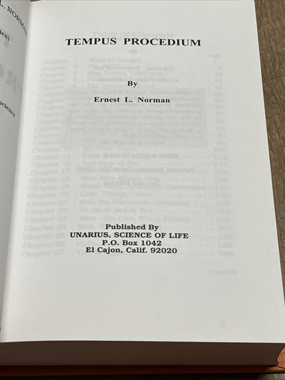 Ernest L Norman Set 2 Book Lot Tempus Invictus Voice of Orion Voice of Venus