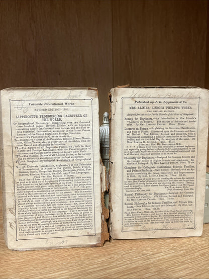 Comly’s Spelling & Reading Book with Notes For Parents &Teachers John Comly 1866