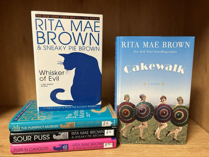 Rita Mae Brown Books 5 Lot Mrs. Murphy Mystery Rita Mae Brown Hardcover A Novel