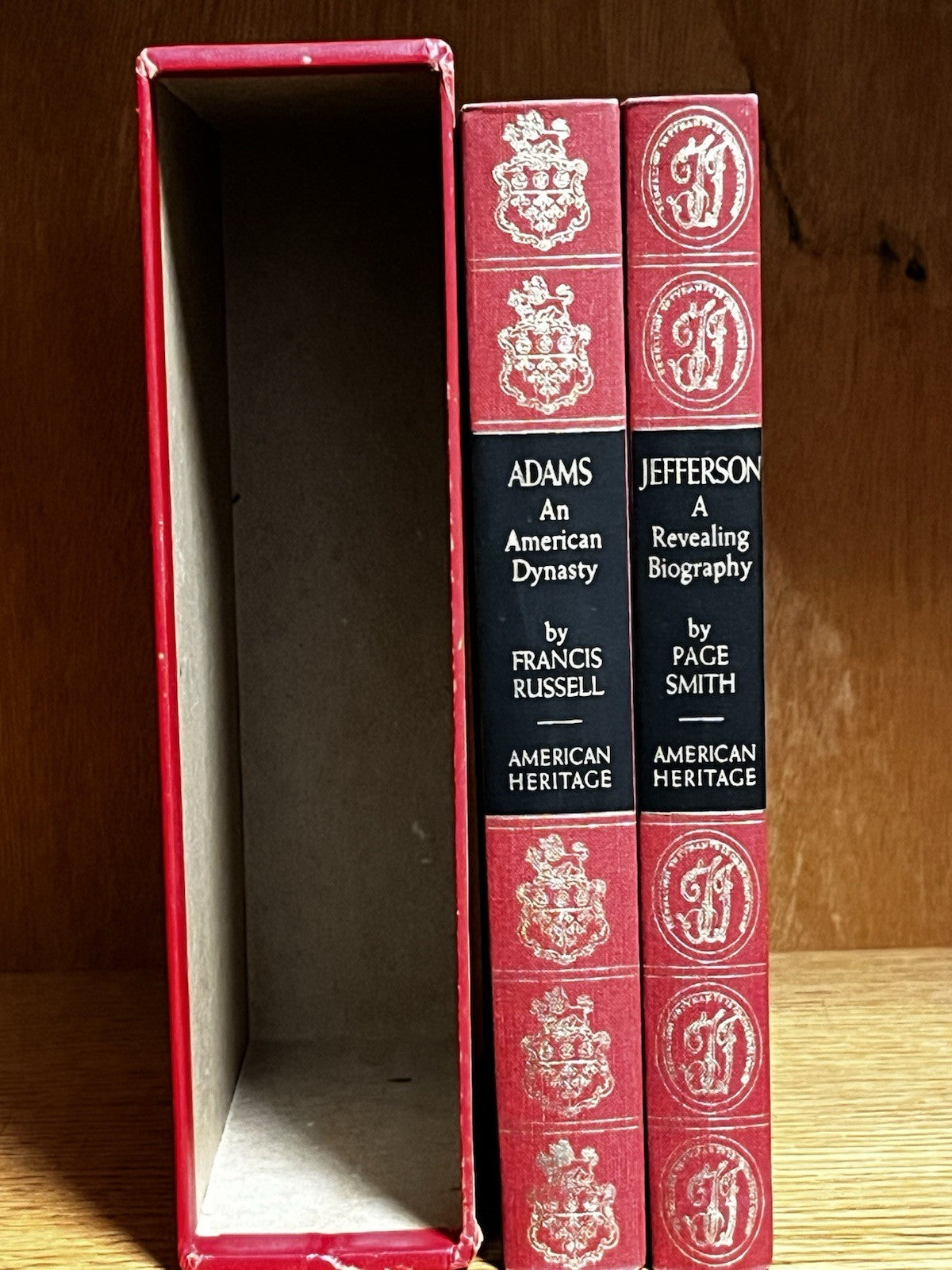 Adams An American Dynasty Jefferson A Revealing Biography HC 2 Book Box Set 1976