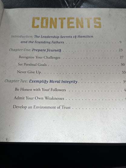 The Leadership Secrets of Hamilton: 7 Steps to Revolutionary Leadership HC Book 