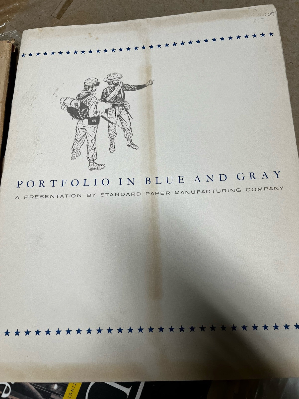 Civil War Portfolio In Blue And Gray (8pc)