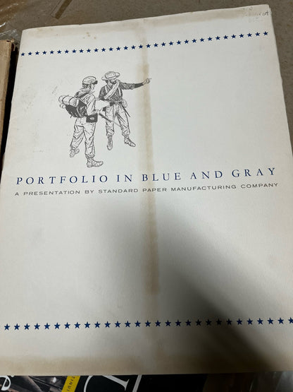 Civil War Portfolio In Blue And Gray (8pc)