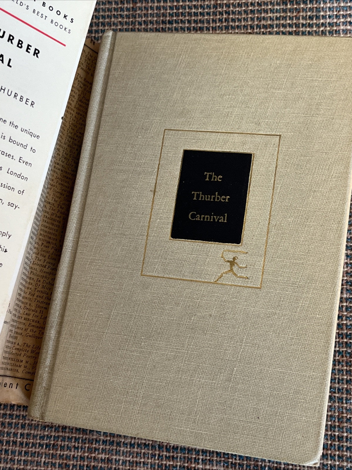 THE THURBER CARNIVAL JAMES THURBER 1957 1ST EDITION MODERN LIB. EDITION HC/DJ