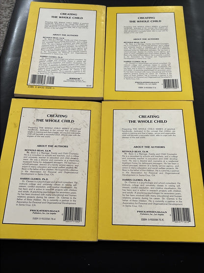 4 Books Lot Whole Child Series Self-Esteem Responsibility Discipline Climes 1980