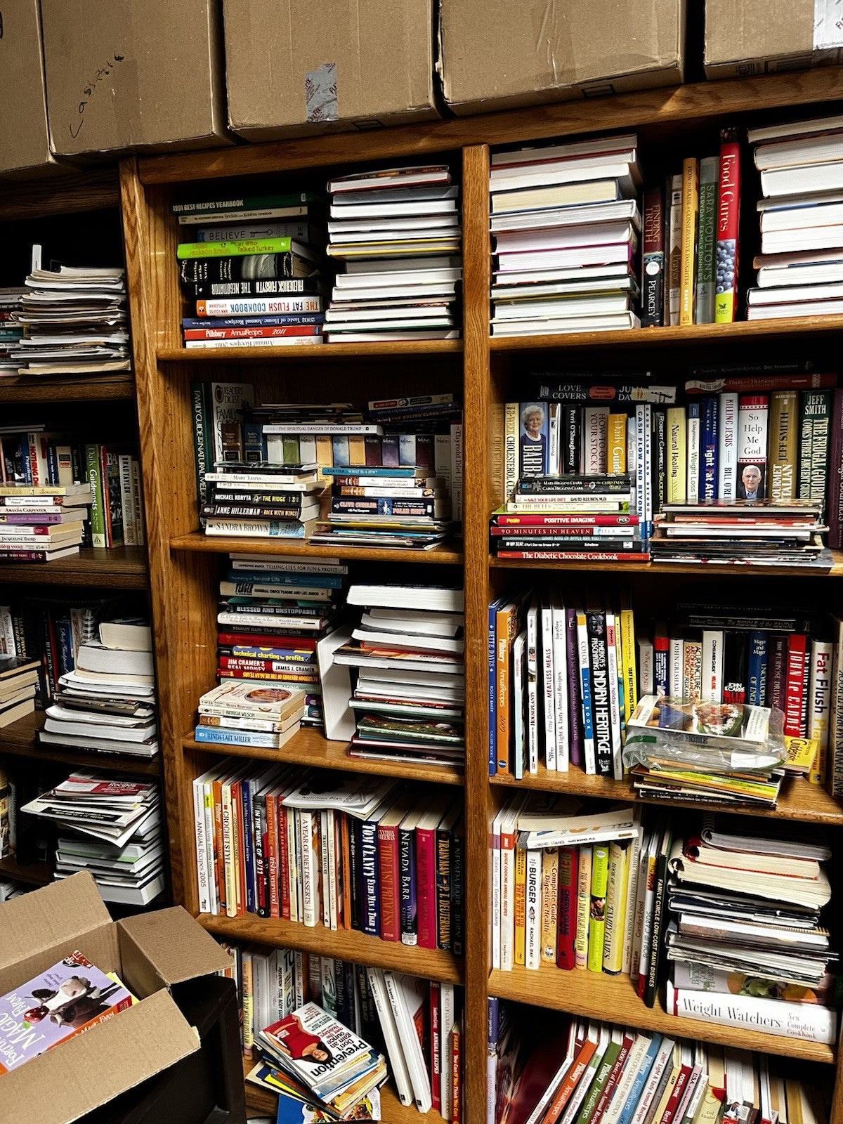 Books by Genre 10~Pound BOOKs Lot Sorted Fiction/Nonfiction
