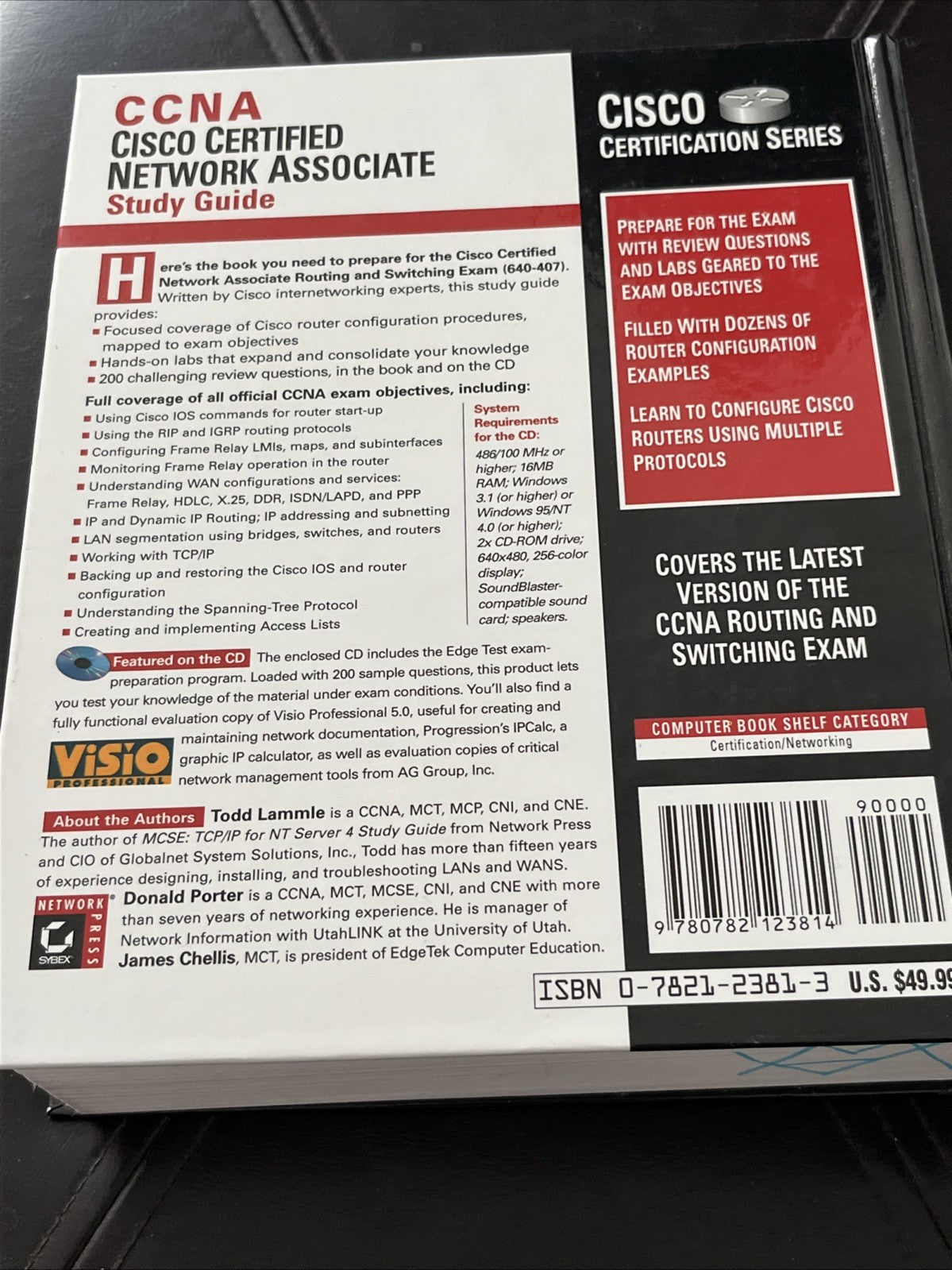 Cisco Certified Network Associate Study Guide by Todd Lammle (1999, Compact Disc