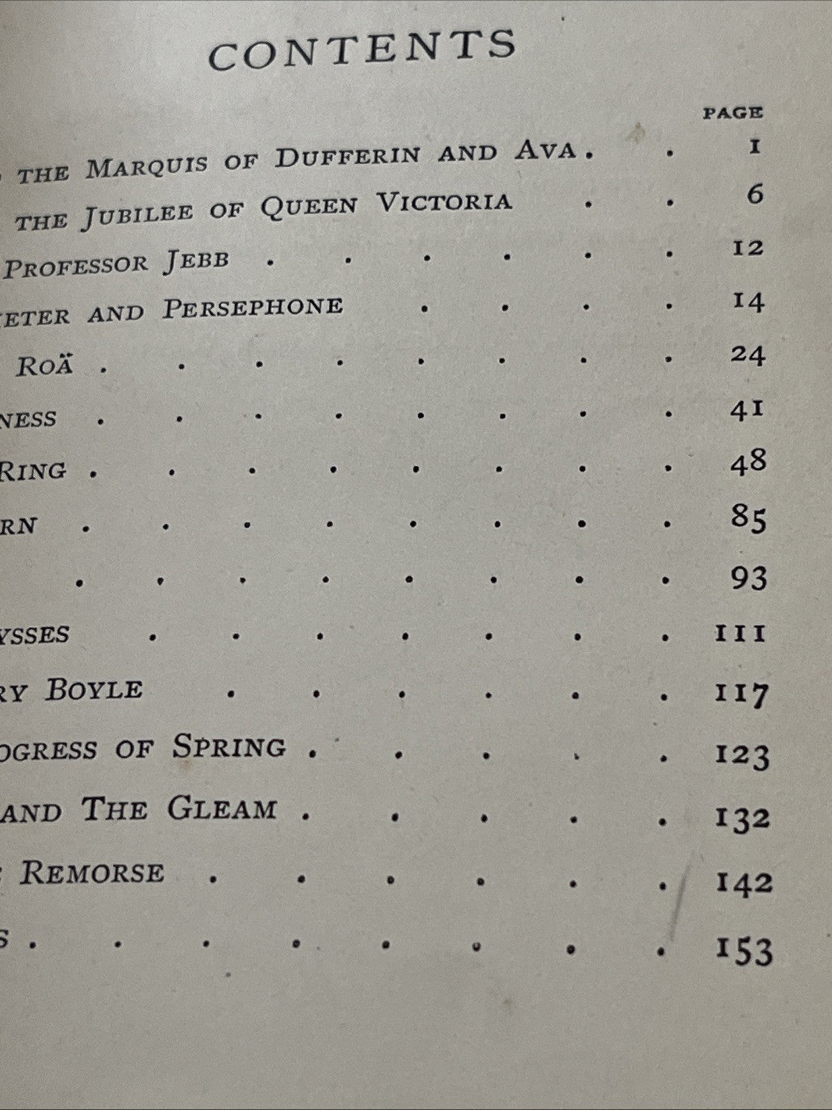 Demeter and Other Poems - Alfred Lord TENNYSON (1892) Acceptable Condition